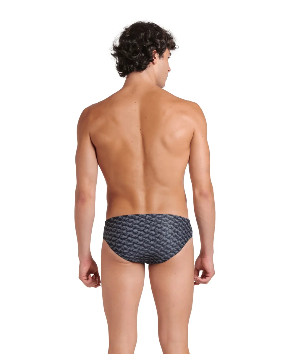Bañador slip arena Performance para hombre Monogram Salvia Oscura Multi - Imagen 3