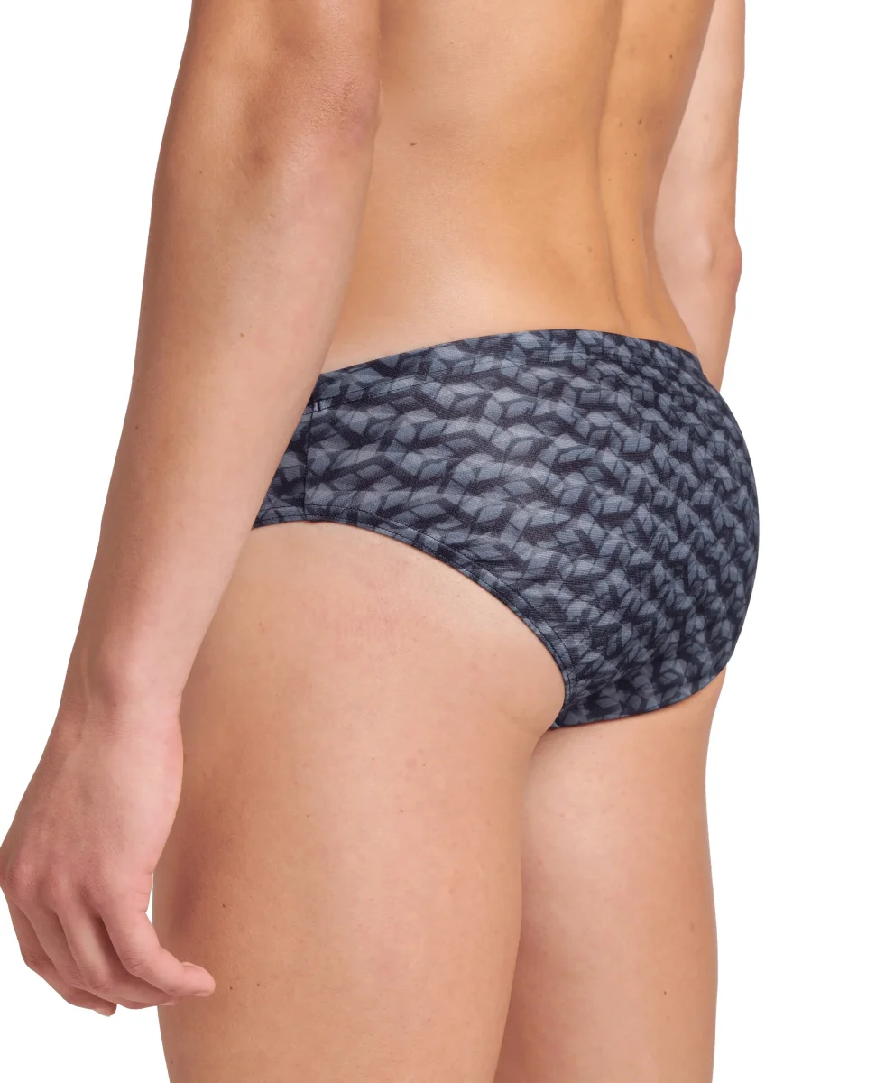 Bañador slip arena Performance para hombre Monogram Salvia Oscura Multi - Imagen 6