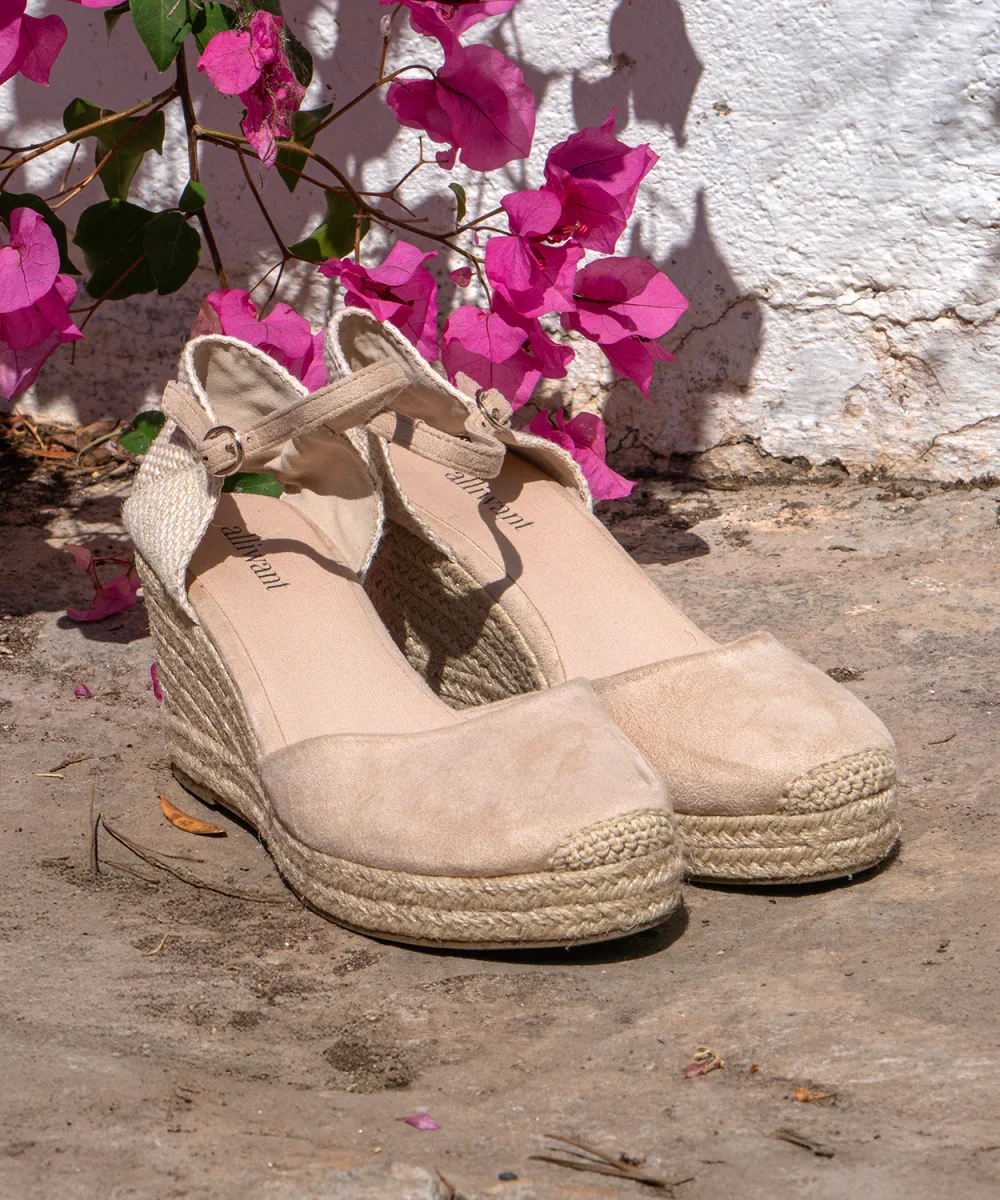 Cuñas pulsera tobillo beige - Imagen 6