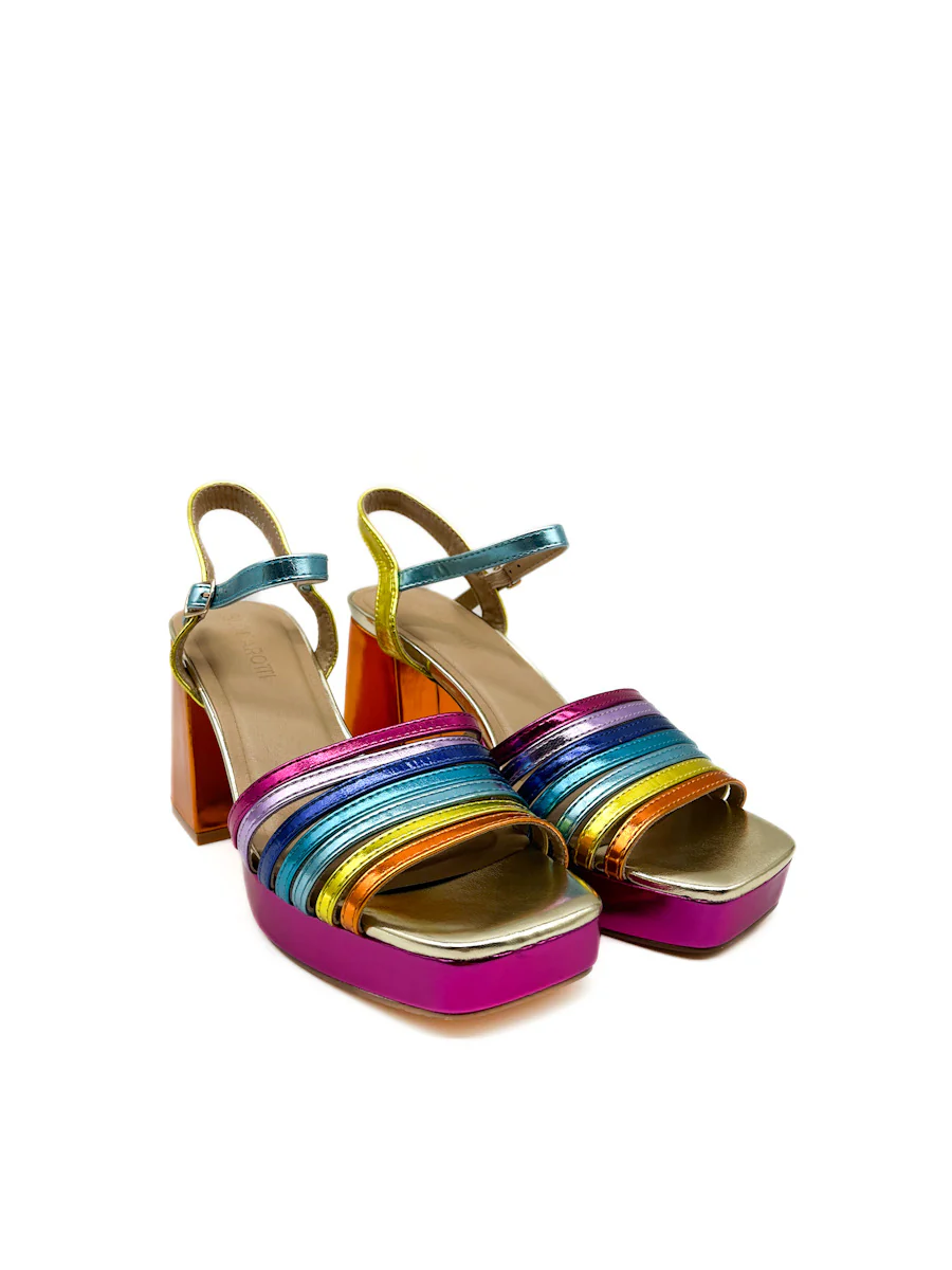 Sandalias Multicolor Plataforma Referencia S2414 - Imagen 4