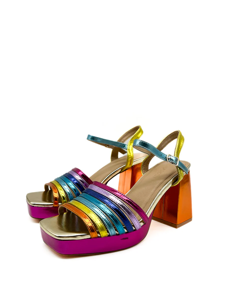 Sandalias Multicolor Plataforma Referencia S2414 - Imagen 3