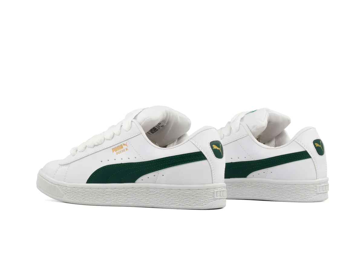 Tenis Suede XL Blanco Verde 1.1 Premium - Imagen 4
